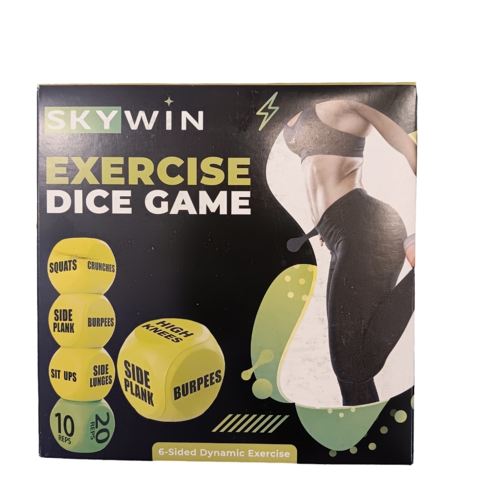 Sky Win Exercise Dice Game Fun Workout Women Men Couples Friends Fit Party